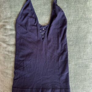 Free People Crossfire Cami, Black, XS/S